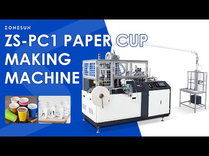 ZONESUN ZS-PC1 Paper Cup Making Machine For Disposable Cup