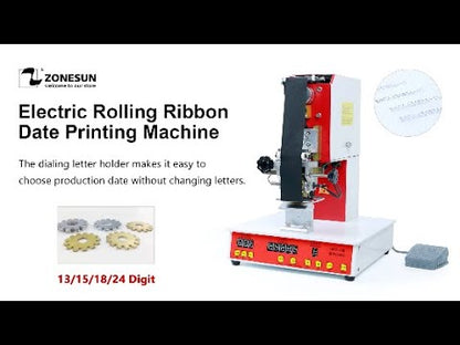 ZONESUN ZY-RM2-D Rolling Ribbon Dialing Date Printing Machine