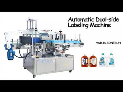 ZONESUN ZS-TB300 Automatic Double Size Round Square Bottle Labeling Machine