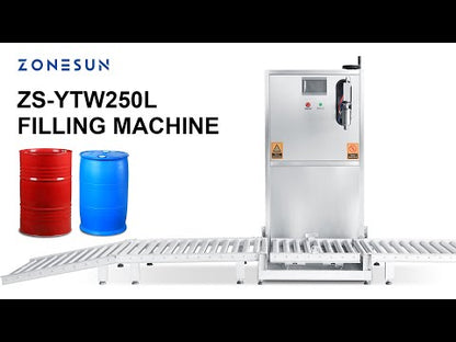 ZONESUN ZS-YTW250L Single Nozzle Gear Pump Large Flow Liquid Weighing Filling Machine