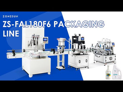 ZONESUN ZS-FAL180F6 Automatic Packaging Production Line For Corrosive Liquid