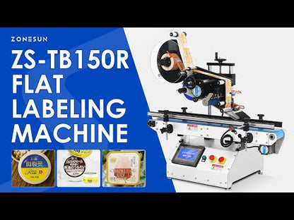 ZONESUN ZS-TB150R Flat Surface Label Applicator Desketop Labeling Machine