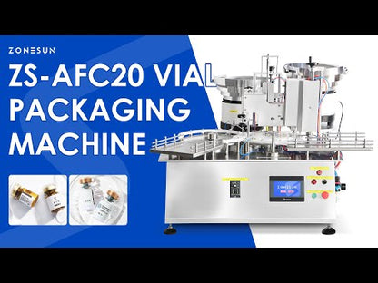 ZONESUN Automatic Vial  Filling Sealing Machine Equipment ZS-AFC20