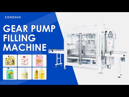 ZONESUN ZS-VTGP8D Gear Pump Paste Filling Machine