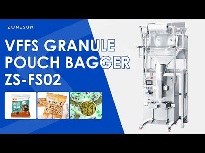 ZONESUN Automatic Vertical Form Fill Seal Machine Pouch Filling Machine ZS-FS02