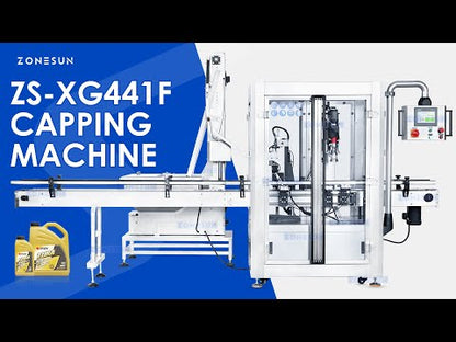 ZONESUN ZS-XG441F Automatic F-style Capping Machine With Cap Feeder