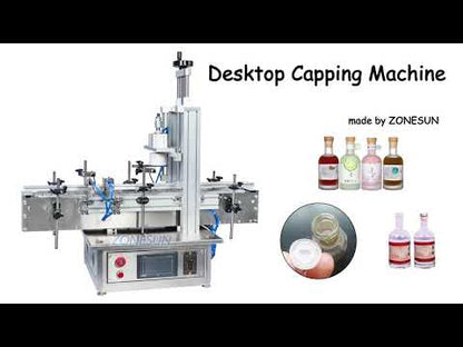 ZONESUN ZS-XG1870D Custom Size Pneumatic Automatic Cap Pressing Machine