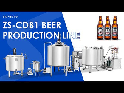 ZS-CDB1 Automatic Production Line Beer Brewing Equipment