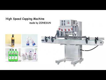 ZONESUN ZS-XG440B 20-100mm Fliptop Spray Twist Off Pneumatic Capping Machine