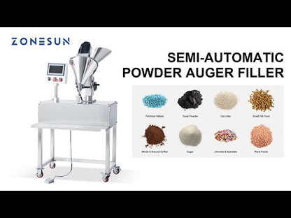 ZONESUN ZS-FM100P 0.1-100g Semi-automatic Powder Filling Machine（Best Offer）