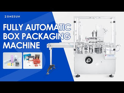 ZONESUN ZS-120BP Automatic Box Packaging Machine Horizontal Cartoner