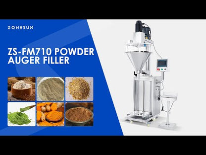 ZONESUN ZS-FM710 Semi Automatic Powder Auger Filling Weighing Machine