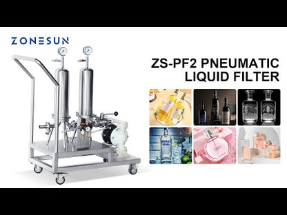 ZONESUN ZS-PF2 Bomba de diafragma neumática a prueba de explosiones Filtro de líquido de perfume de alcohol