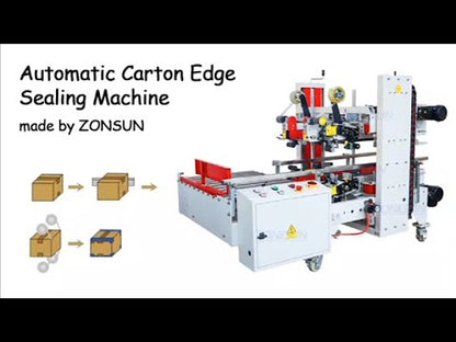 Máquina automática de sellado de bordes de cartón de cuatro lados ZONESUN ZS-FK8001