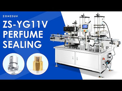 ZONESUN ZS-YG11V Automatic Perfume Bottle Caps Pressing Machine