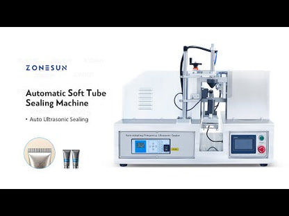 ZONESUN QDFM-125P Ultrasonic Soft Tube Sealing Machine with Date Coder