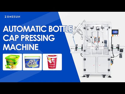 ZONESUN Automatic Cap Press Sealing Machine ZS-XG16D4