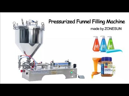 ZONESUN ZS-GTP1 Pressurized Paste Filling Machine With Hopper