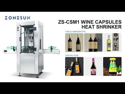 ZONESUN ZS-CSM1 Automatic Bottleneck Cover Heat Shrinking Sealing Machine（Best Offer）