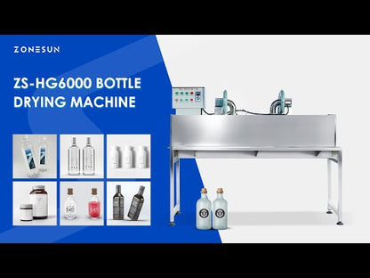 ZONESUN ZS-HG6000 Glass Bottles Drying Machine