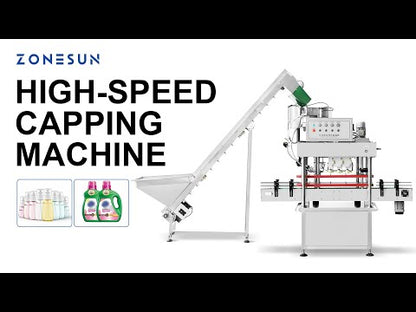 ZONESUN ZS-FXZ101 Automatic High Speed Capping Machine with Cap Feeder