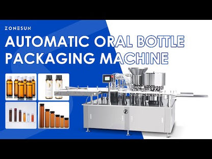 ZONESUN Automatic Vial Filling and Capping Machine Ampoule Bottles Oral Solutions ZS-AFC16P