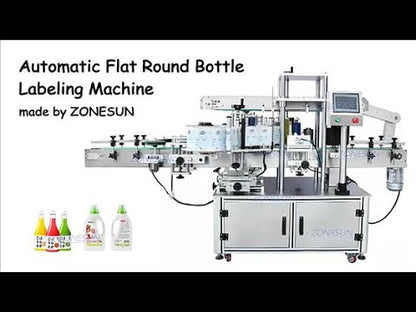 ZONESUN ZS-TB300Z Dual Use Automatic Square Round Double Sides Labeling Machine