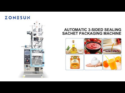 ZONESUN ZS-PL240LS Automatic Paste Mixing Heating Filling Sealing Machine