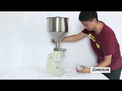 ZONESUN A03 50/100ML Manual Paste Filling Machine