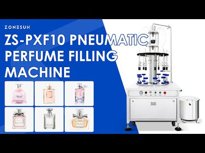 ZONESUN ZS-PXF10 Pneumatic Perfume Vacuum Liquid Filling Machine