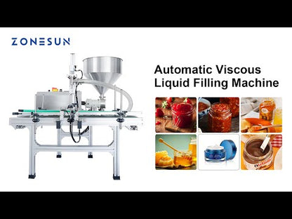 ZONESUN ZS-DTGT900P Automatic Rotor Pump Thick Paste  Filling Machine