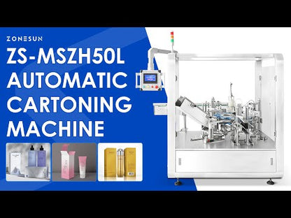 ZONESUN ZS-MSZH50L Automatic Vertical Box Sealing Machine