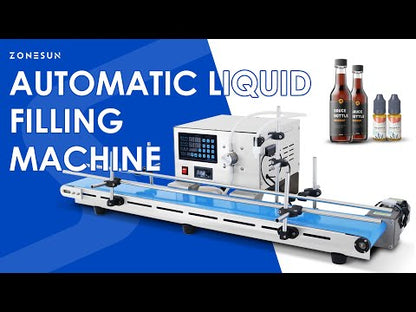 ZONESUN ZS-MPYT250C Automatic Single Nozzle Magnetic Pump Liquid Filling Machine