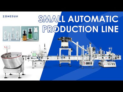 ZONESUN Automatic Bottle Packaging Line Filling Capping Lableing Machine ZS-FAL180D3