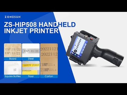 Máquina de impresión de inyección de tinta multilingüe de mano ZONESUN ZS-HIP508 