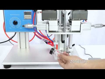 ZONESUN ZS-XG6100 Desktop Pneumatic Semi-automatic Capping Machine