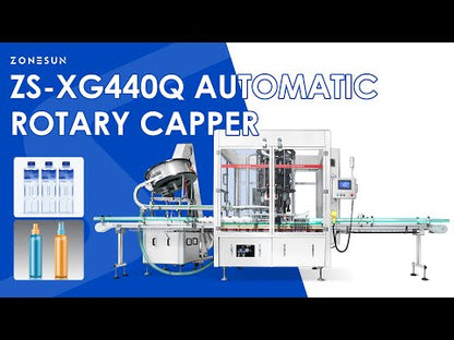 ZONESUN ZS-XG440Q Automatic High Speed Rotary Capping Machine