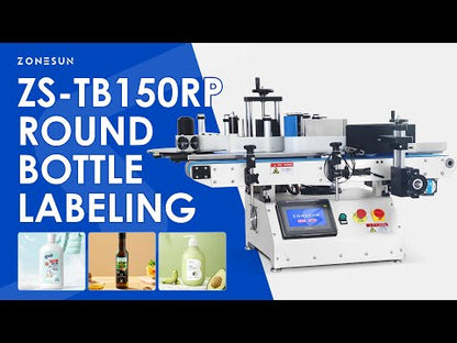 ZONESUN ZS-TB150RP Desktop Round Bottle Label Applicator