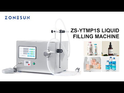 ZONESUN ZS-YTMP1S Single Nozzle Magnetic Pump Liquid Filling Machine