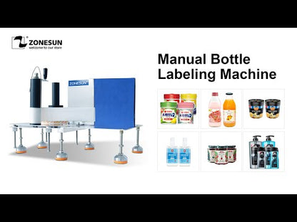 ZONESUN ZS-TB3 Manual Round Square Polygon Bottle Labeling Machine