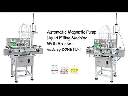 ZONESUN ZS-DTMP6M Automatic Magnetic Pump Liquid Filling Machine