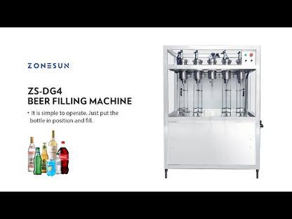 ZONESUN ZS-DG4 Equipressure Foamy Liquid Filling Machine