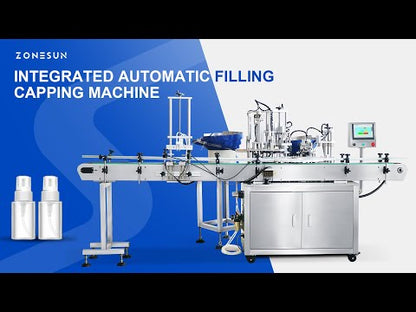 ZONESUN ZS-AFC9 Automatic Magnetic Pump Liquid Filling Perfume Bottle Capping Machine With Cap Feeder