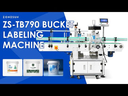 ZONESUN ZS-TB790 Automatic Bucket Labeling Machine