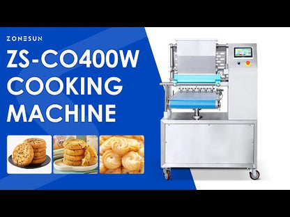 ZONESUN ZS-CO400W Industrial Automatic Wire Cut Cookie Depositor Machine Biscuit Making Machine