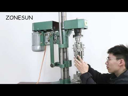 ZONESUN 28-32mm Semi-automatic ROPP Capper Pilfer Proof Capping Machine