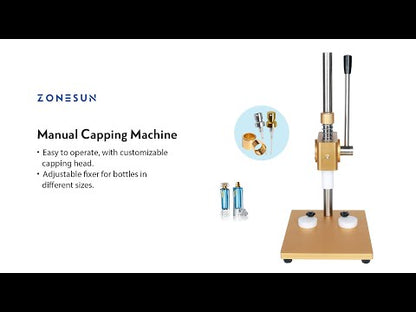 ZONESUN ZS-YG30 13/15/18/20mm Manual Perfume Bottle Capping Machine