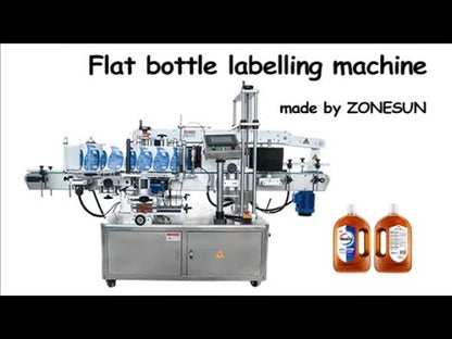 ZONESUN Automatic Double-sided Square Bottle Labeling Machine