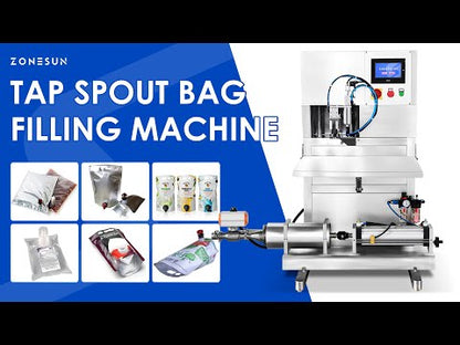 ZONESUN ZS-BIB01 BIB Filler Tap Spout Pouch Liquid Filling Machine