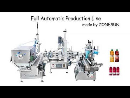 ZONESUN ZS-FAL180C7 Small U Shape Peristaltic Pump Liquid Filling Capping Labeling Machine